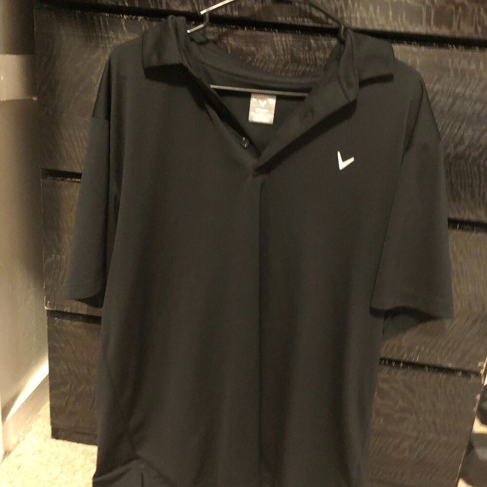 Men's Callaway Short-Sleeved Collared Shirt Size XL